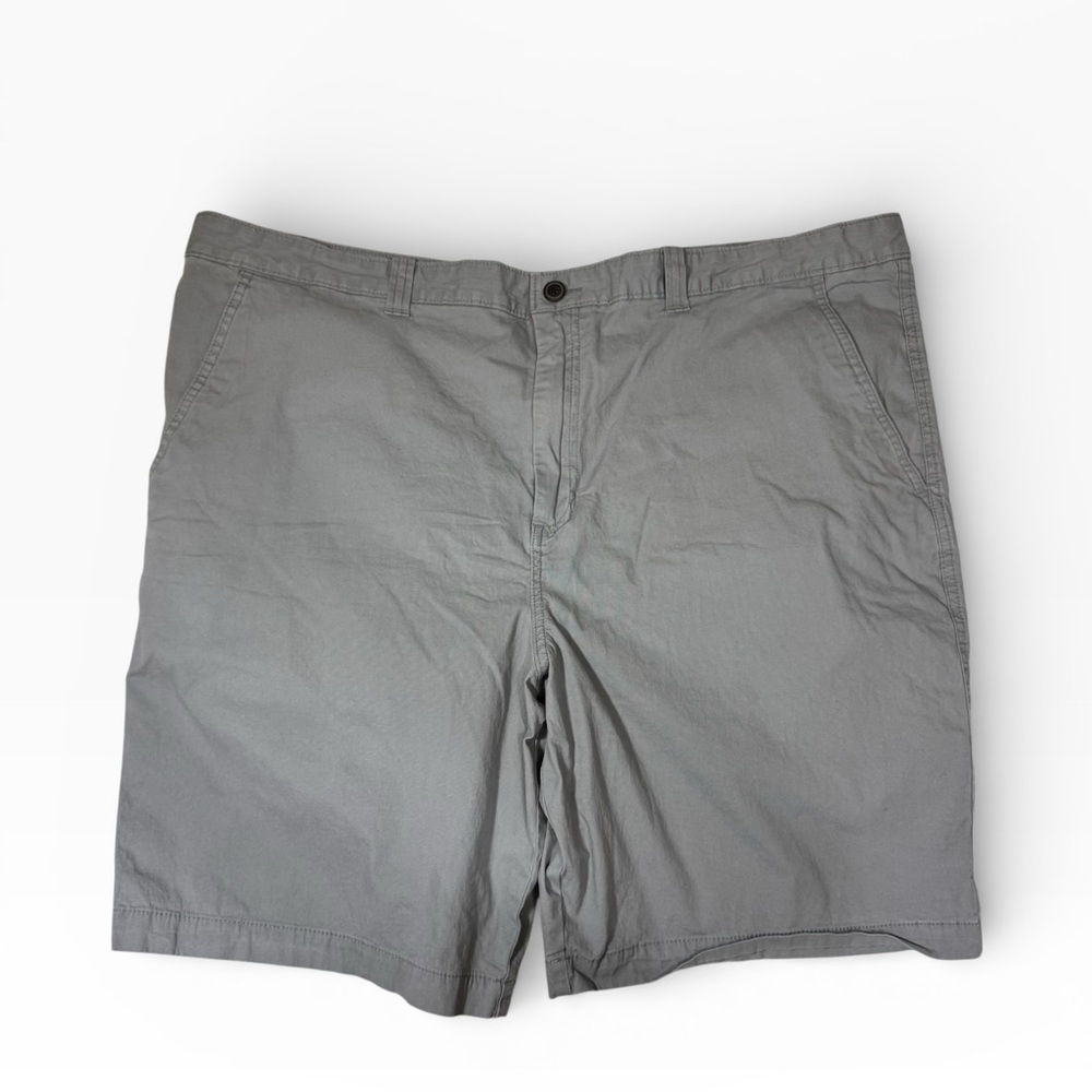 Magellan Outdoors Men's Gray Casual Shorts 44W Flat Front